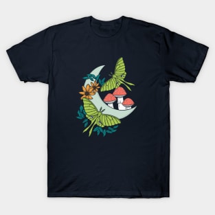 Moon, Moths, and Mushrooms T-Shirt